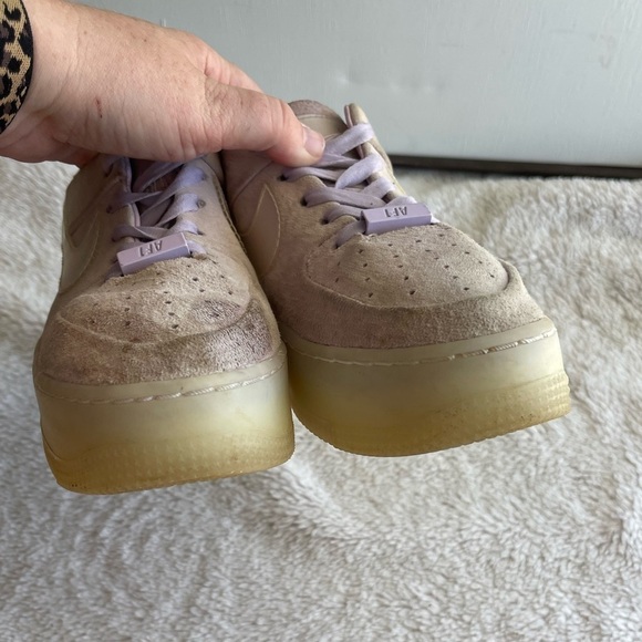 Nike Air Force 1 Low Sage LX Violet Mist Purple Lace up AR5409-500 - Picture 5 of 11